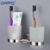 Стакан для щеток Gappo G1708 двойной, нержавеющая сталь