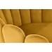 Стул HALMAR K410 горчичный/черный