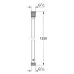 Шланг Grohe Silverflex TwistStop 1250 мм 28362001 хром