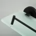 Полка прямая Frap F30207 черный