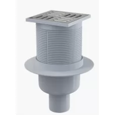 Душевой трап Alcaplast 105x105/50 APV32-BL-01 хром