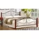 Кровать HALMAR VIOLETTA 120 античная черешня\черный
