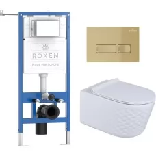 Унитаз с инсталляцией Roxen StounFi..