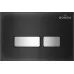 Унитаз с инсталляцией Roxen StounFix Dual Fresh 968525 с унитазом 530220-02 и клавишей смыва Glass 430280B с аромадозатором