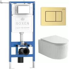 Унитаз с инсталляцией Roxen StounFi..