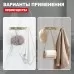 Планка с крючками Raglo R300.054.03 золотой сатин
