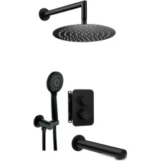 Душевая система Deante THERMO NERO-5T черный