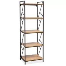 Стеллаж SIGNAL TABLO R5 дуб\т.коричневый, 180/60/40