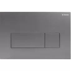 Кнопка смыва Deante Slim CST G51P оружейная сталь