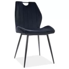 Стул SIGNAL ARCO VELVET черный/черн..