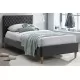 Кровать SIGNAL AZURRO VELVET BLUVEL 14 серый/дуб, 90/200 