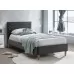 Кровать SIGNAL AZURRO VELVET BLUVEL 14 серый/дуб, 90/200 