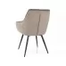 Стул SIGNAL LILIA Velvet Bluvel 40 темно-бежевый/черный