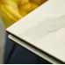 Стол обеденный SIGNAL WESTIN III CERAMIC 160 раскладной, белый/черный матовый 