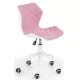 Кресло компьютерное HALMAR MATRIX 3 розово-белый