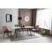 Стул SIGNAL CHIC Velvet Bluvel 52 античный розовый/черный