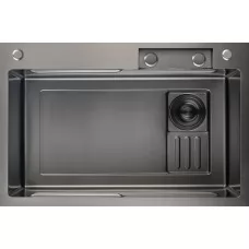 Кухонная мойка GranFest GF-7545 PVD графит