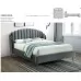 Кровать SIGNAL CALABRIA VELVET Bluvel14 серый, 160/200