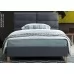 Кровать SIGNAL SIERRA VELVET TAP.150 серый/дуб, 120/200