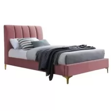 Кровать SIGNAL MIRAGE VELVET TAP. 185 античный розовый/золот..
