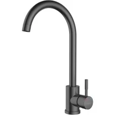 Смеситель для кухни GranFest QUARZ Z-5410 PVD графит