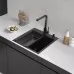 Кухонная мойка Arfeka ECO AR 450*500, коландер G, BLACK DECOR
