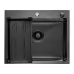 Кухонная мойка Arfeka ECO AR 600*500+CL AR G+DS AR BLACK DECOR MILLET