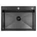 Кухонная мойка Arfeka ECO AR 700*500 BLACK PVD NANO DECOR