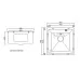 Кухонная мойка Arfeka ECO AR 450*450 SATIN DECOR N