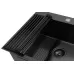 Кухонная мойка Arfeka ECO AR 600*500+RM AR+DS AR BLACK DECOR VOLCANIC