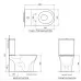 Унитаз Roxen Urban Tornado Bidet 600190-01X белый SoftClose (напольный)