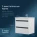 Тумба AM.PM Pulse M91-FHX0602-WCC0602WG белый глянцевый/графитовый