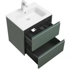Тумба Roca Ona 60 см 857613513 + ZRU9307561 зеленый матовый