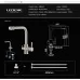 Смеситель для кухни под фильтр Ledeme L4055W-3 молочный
