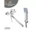 Смеситель для ванны Wisent WP22006 хром