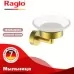 Мыльница Raglo R320.02.03 золотой сатин
