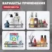 Полка прямая Raglo R340.03.09 оружейная сталь