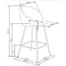 Стул барный HALMAR H96 черный