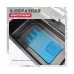 Кухонная мойка Raglo R702.7246.09 графит матовый