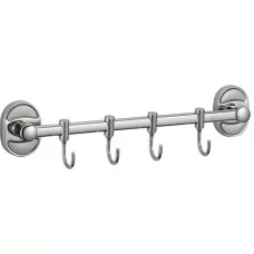 Планка с крючками Savol S-008204 хром