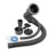 Кухонная мойка Schtoff Best Decor Black 4550, коландер KR-1 BLACK, дозатор SD-1 BLACK, комплект