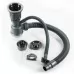 Кухонная мойка Schtoff Best Decor Black 6050, коландер KR-1 BLACK, дозатор SD-1 BLACK, комплект 