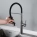 Смеситель для кухни Shevanik S123T-3 оружейная сталь