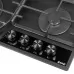 Газовая варочная панель ZorG HAG63 FDW black matte