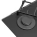 Газовая варочная панель ZorG HAG63 FDW black matte