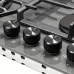 Газовая варочная панель ZorG HAG63 FDW gray