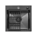 Кухонная мойка ARFEKA ECO AR 450*450, коландер, дозатор BLACK DECOR