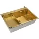 Кухонная мойка Arfeka ECO AR 700*500, коландер G, дозатор GOLD