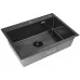 Кухонная мойка Arfeka ECO AR 700*500, коландер G, дозатор BLACK DECOR