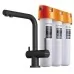 Смеситель для кухни под фильтр Omoikiri Nagano-BL-P + Pure drop Lite гранит